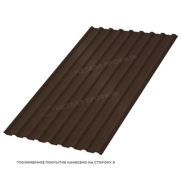 Профлист Металл Профиль МП20 0.5 VikingMP® E RAL 8017 Коричневый шоколад A